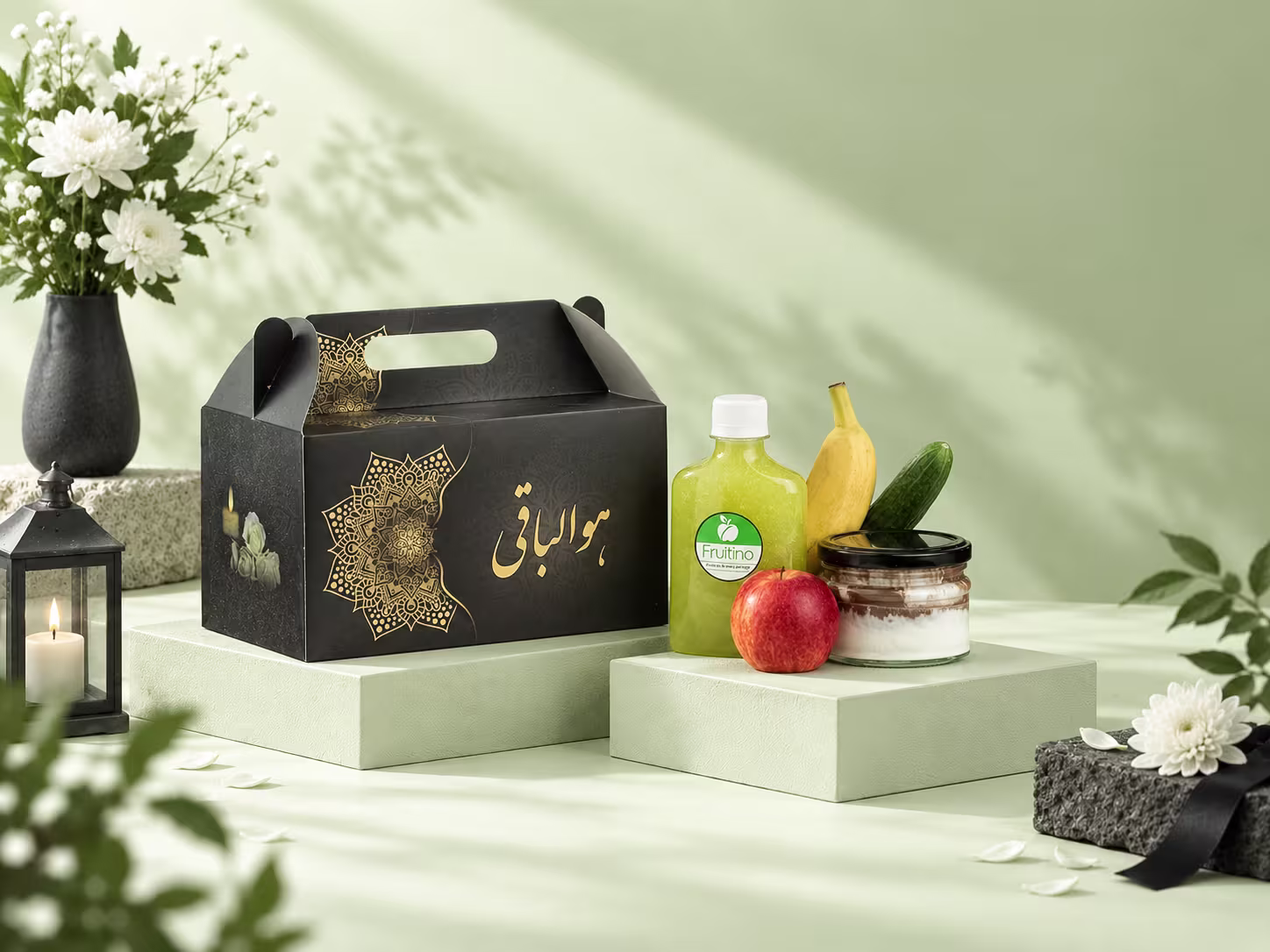 پک پذیرایی شماره یک همراه با نوشیدنی و میوه